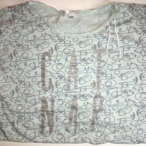 Pajamas ~ Blue ~ Cat Nap ~ Bit Worn